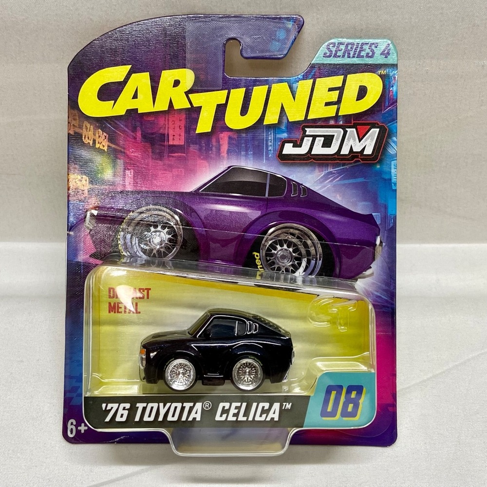 Car Tuned JDM '76 Toyota Celica Color Error #08 Series 4 Black Paint Purple Card